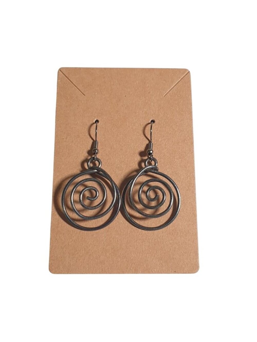 Swirl Spiral Drop Dangle Earrings Lightweight Hook Jewelry Gift For Women Metal